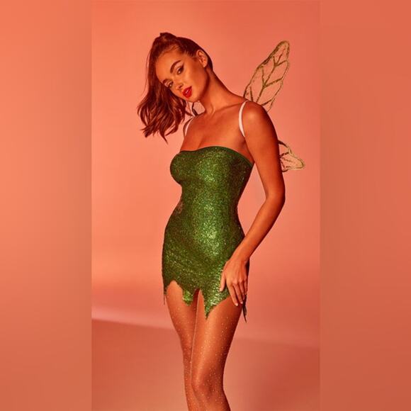 NEW Roma Mischievious Fairy Tinkerbell Costume Size Small - Picture 10 of 11